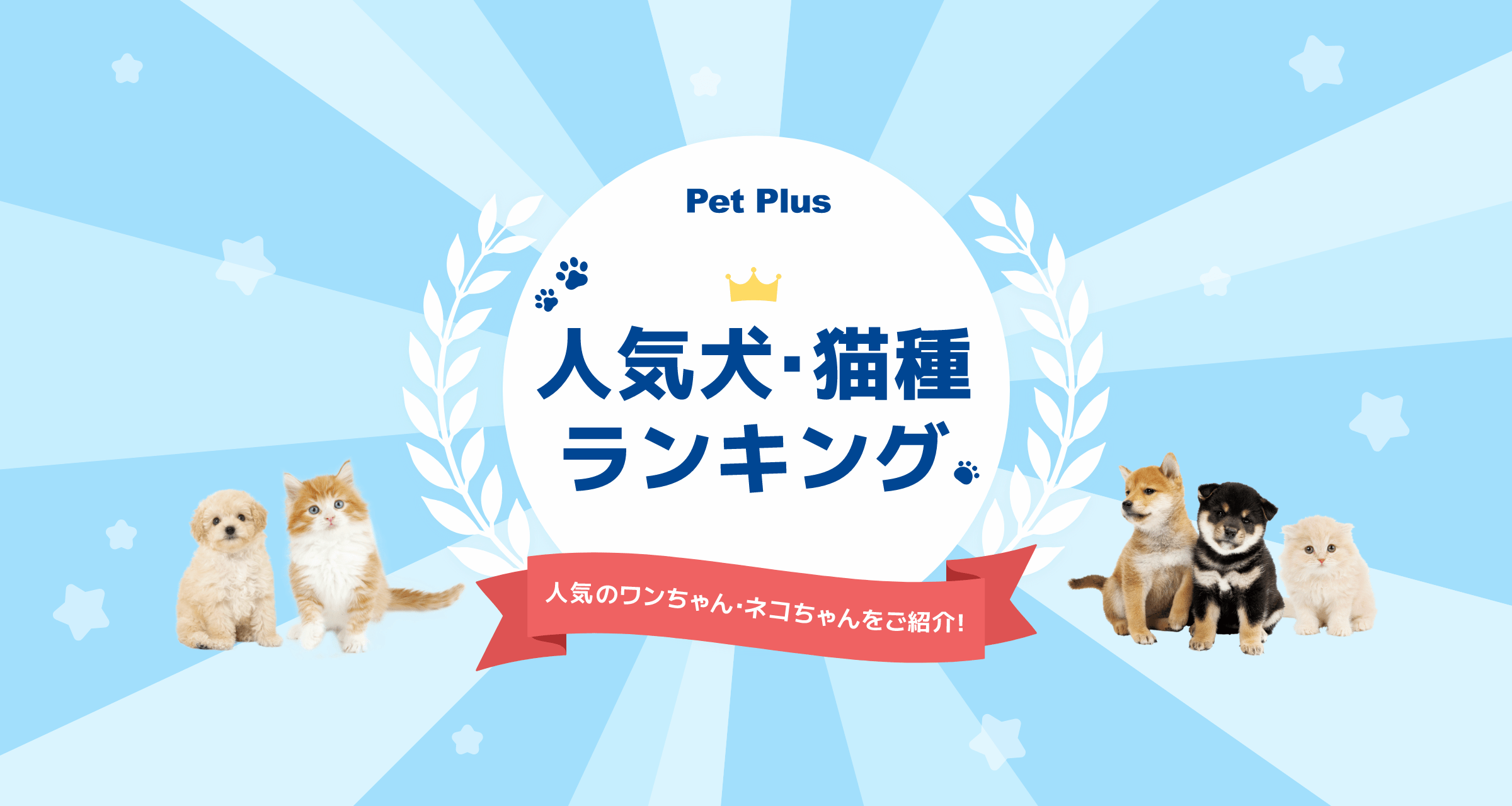 人気犬・猫種ランキング
