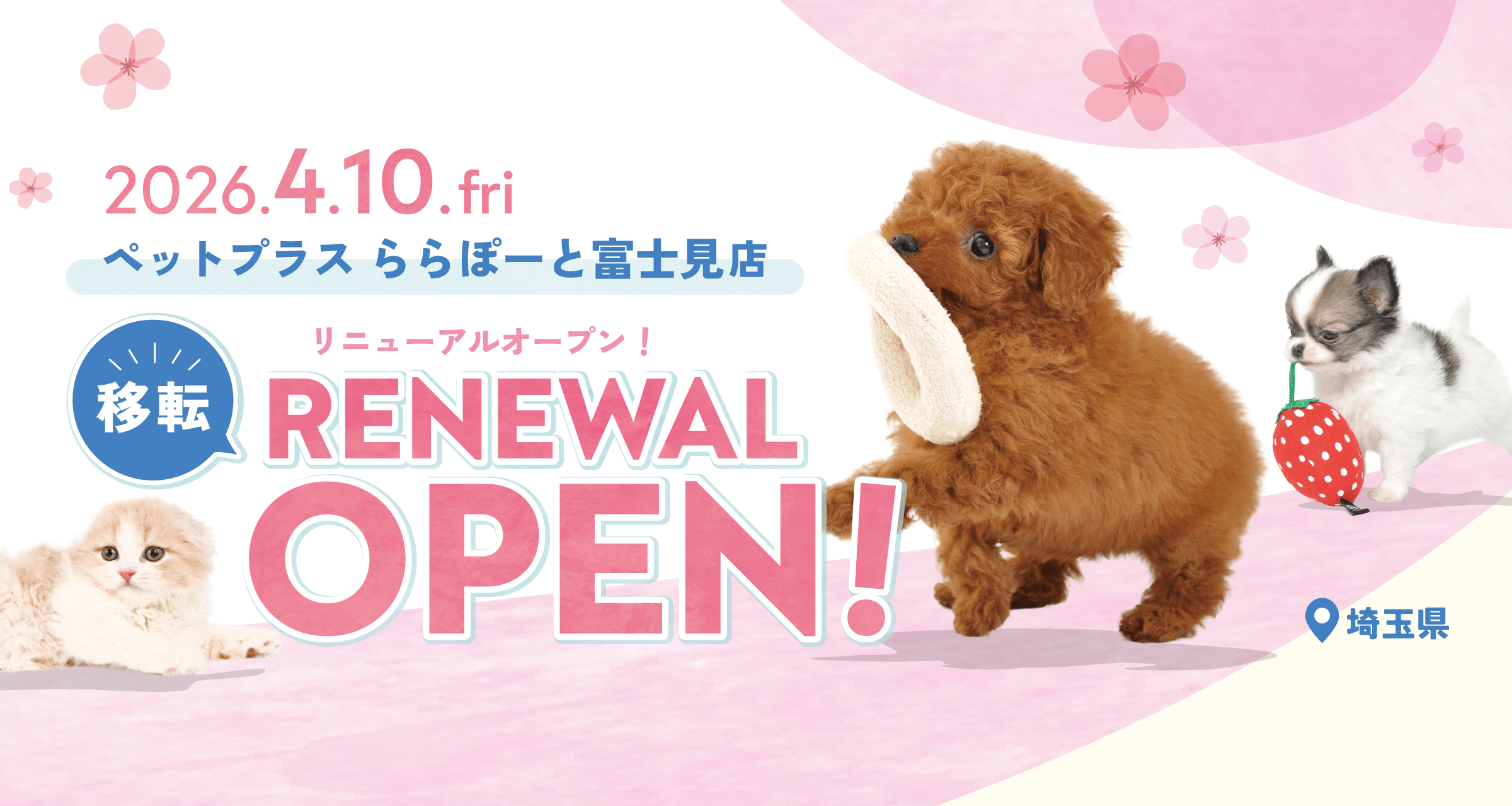 ららぽーと富士見店リニューアルオープン