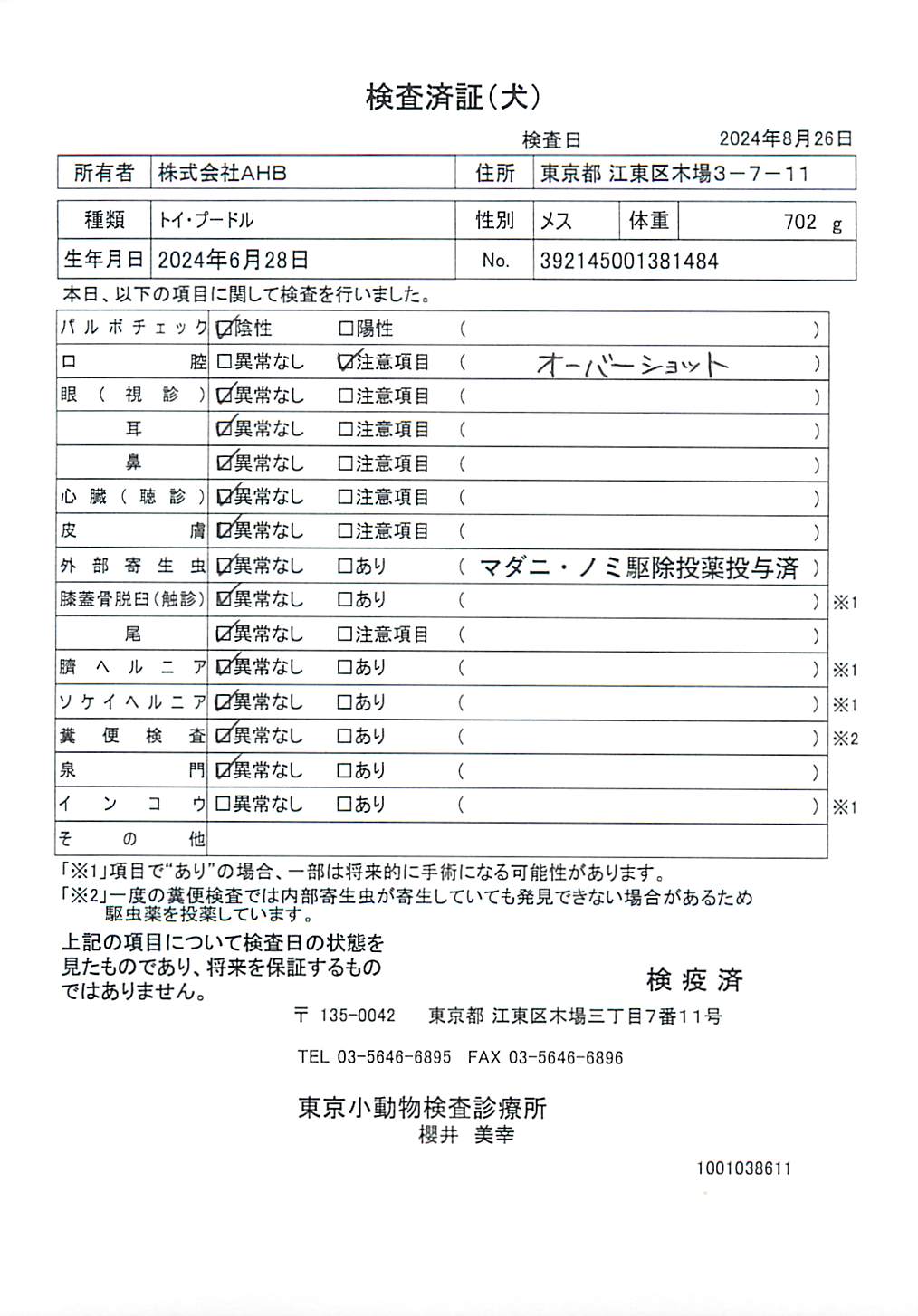 トイ・プードル