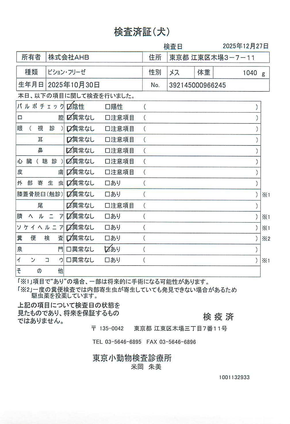 ビション・フリーゼ