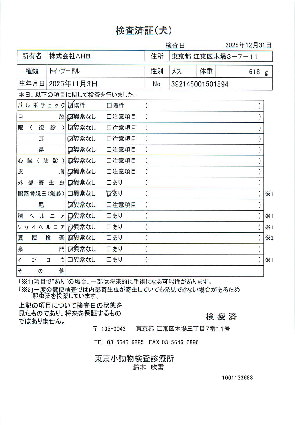 トイ・プードル