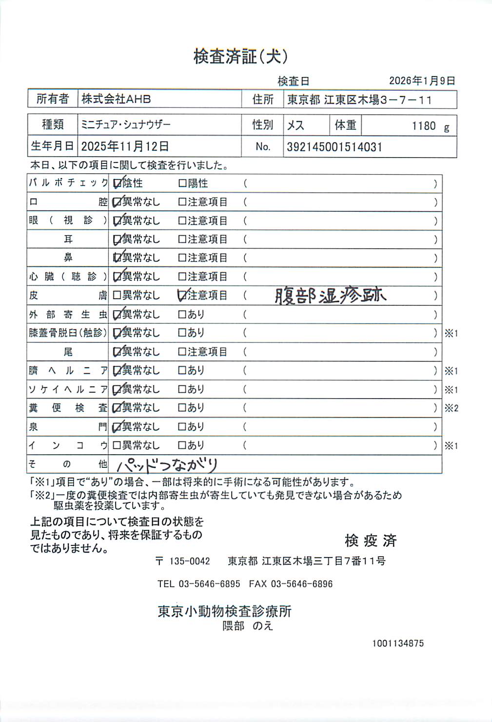 ミニチュア・シュナウザー