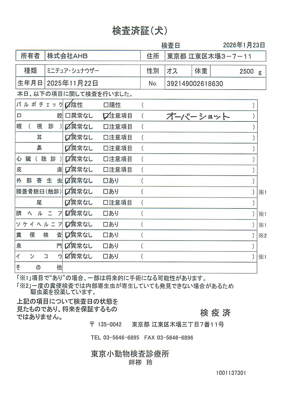 ミニチュア・シュナウザー