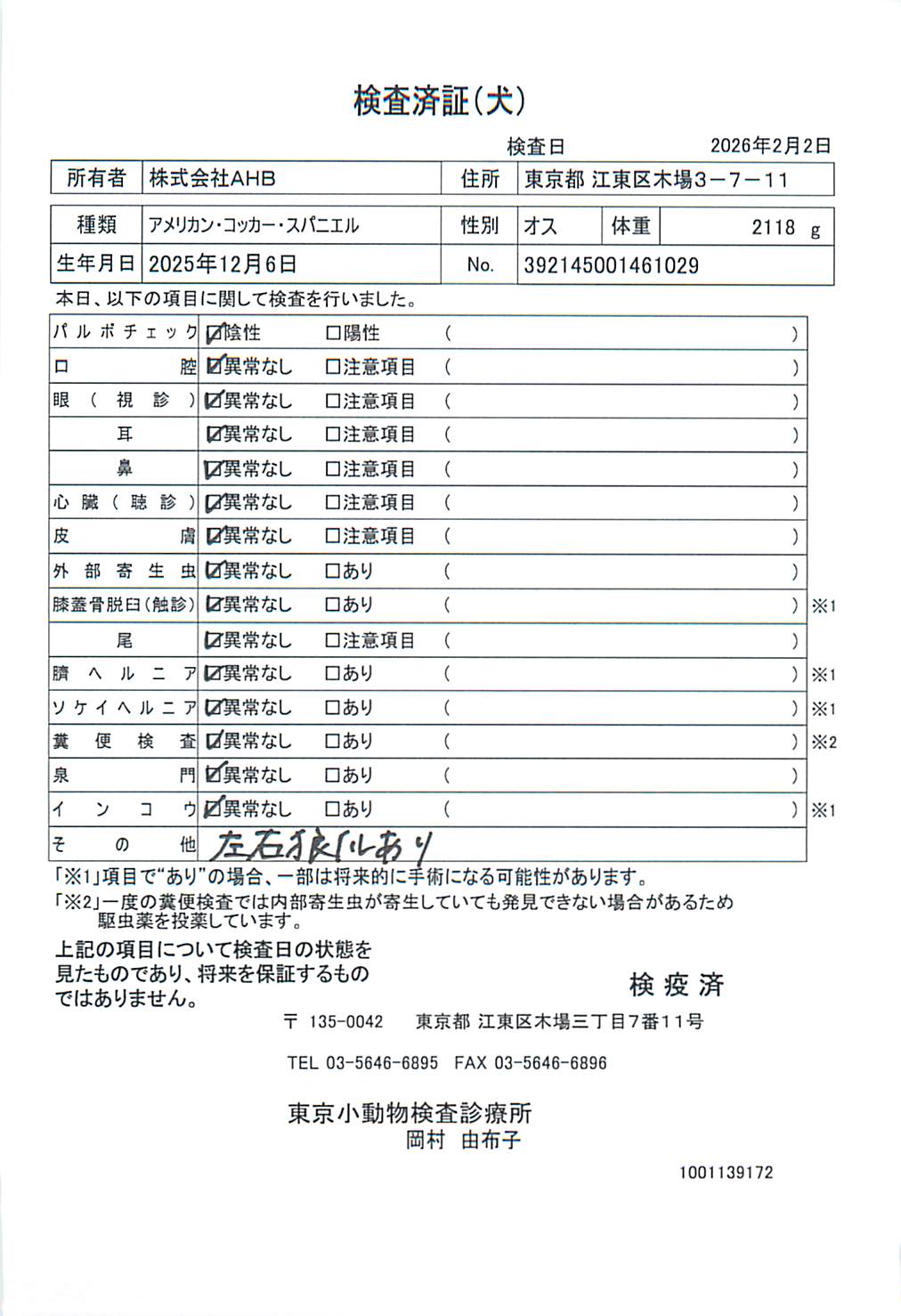 アメリカン・コッカー・スパニエル