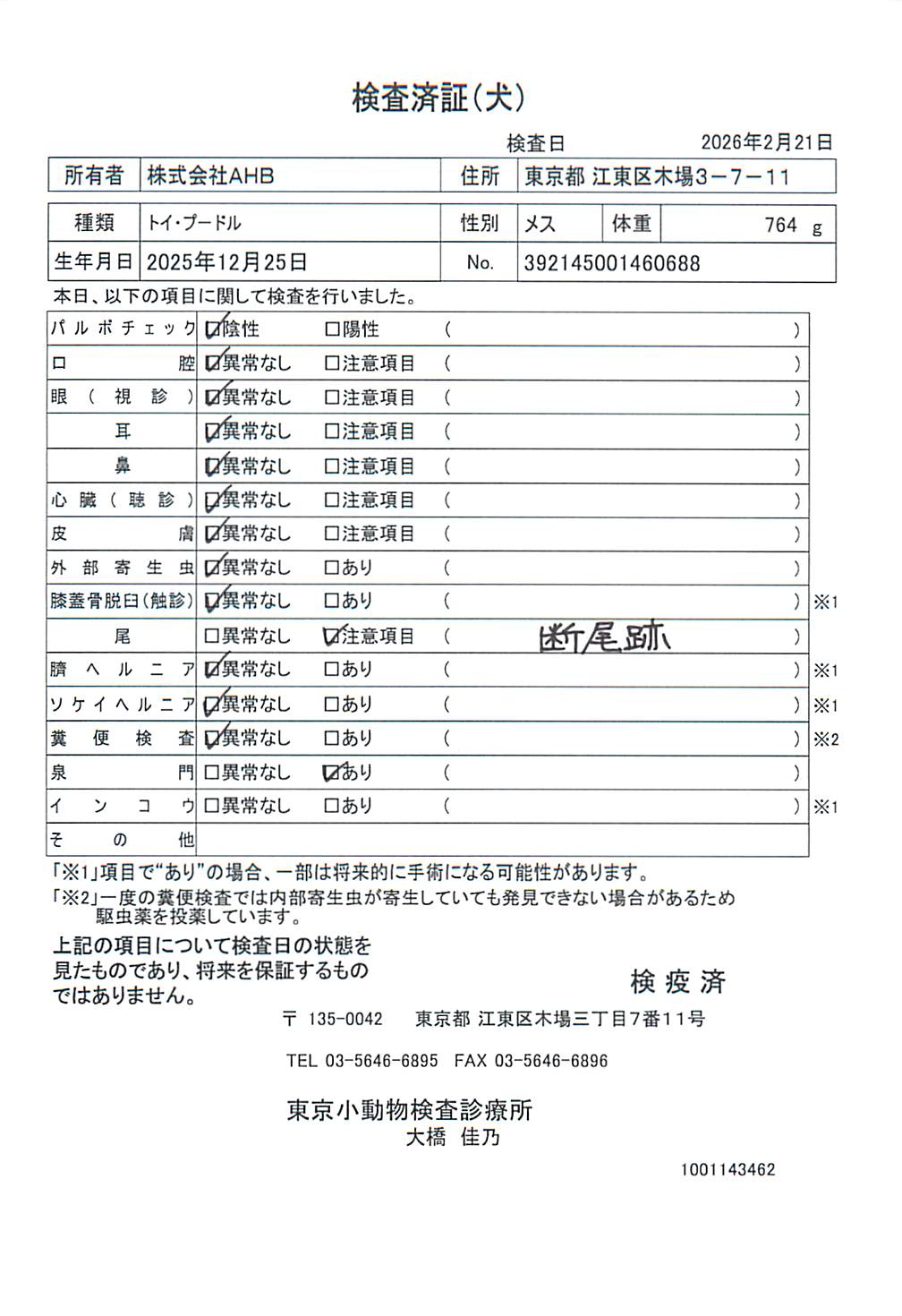 トイ・プードル