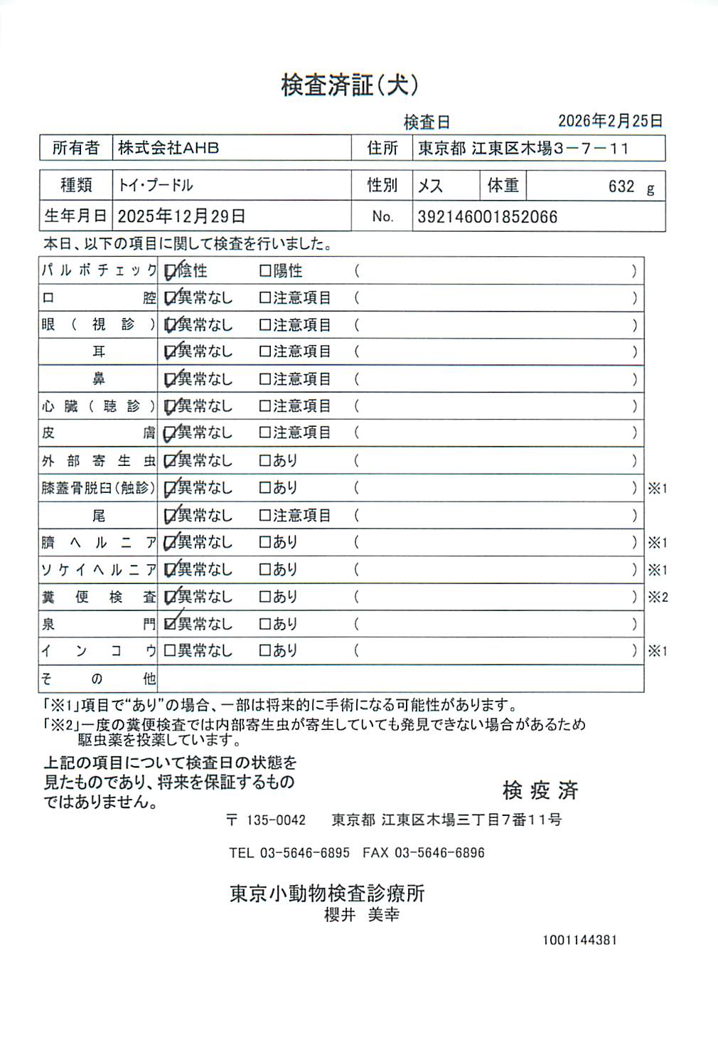 トイ・プードル