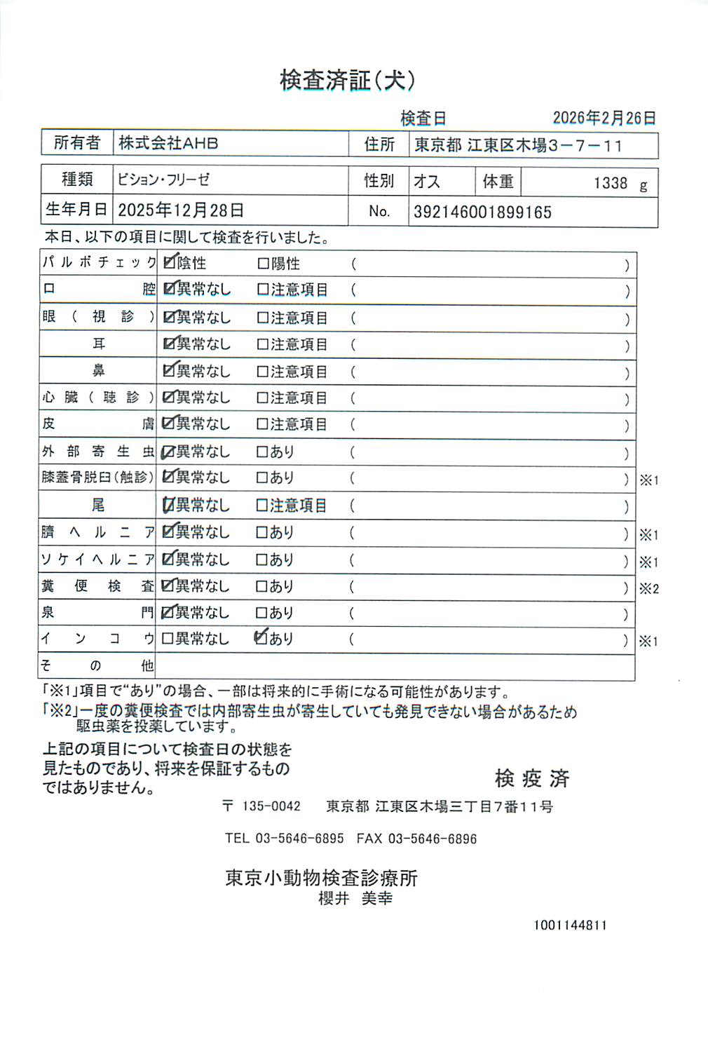 ビション・フリーゼ