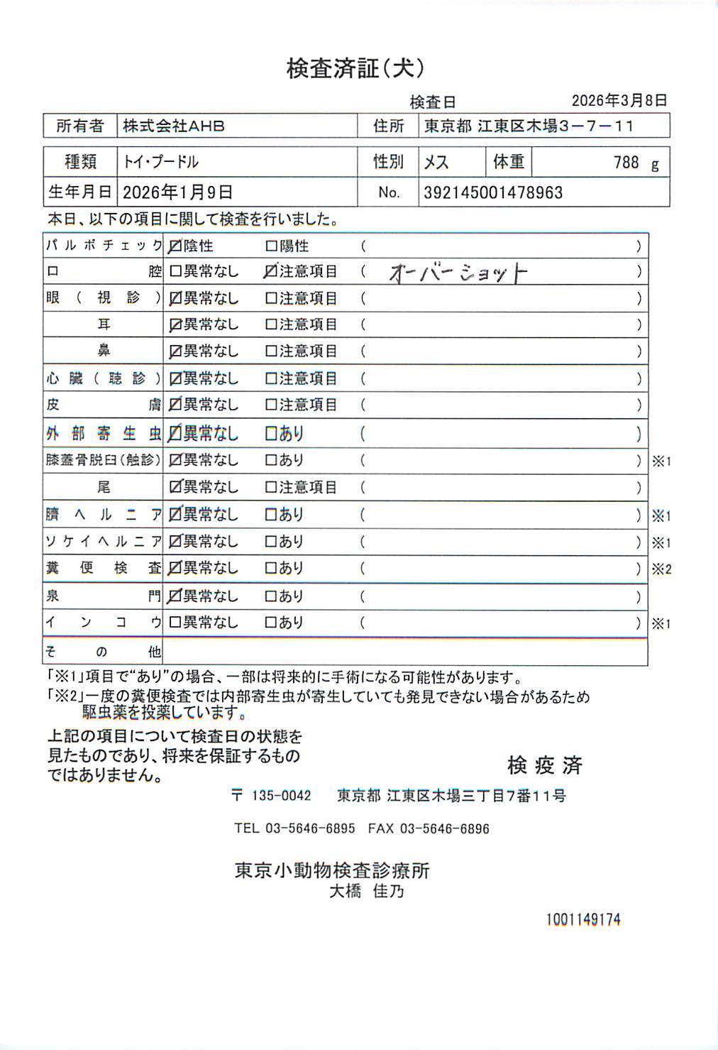 トイ・プードル