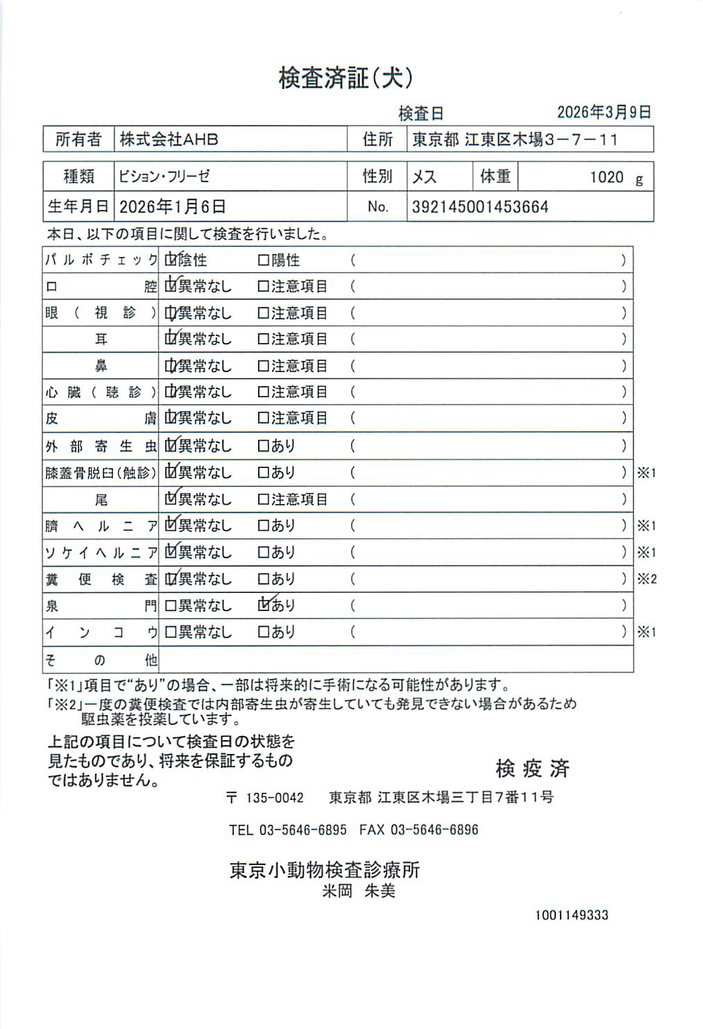 ビション・フリーゼ