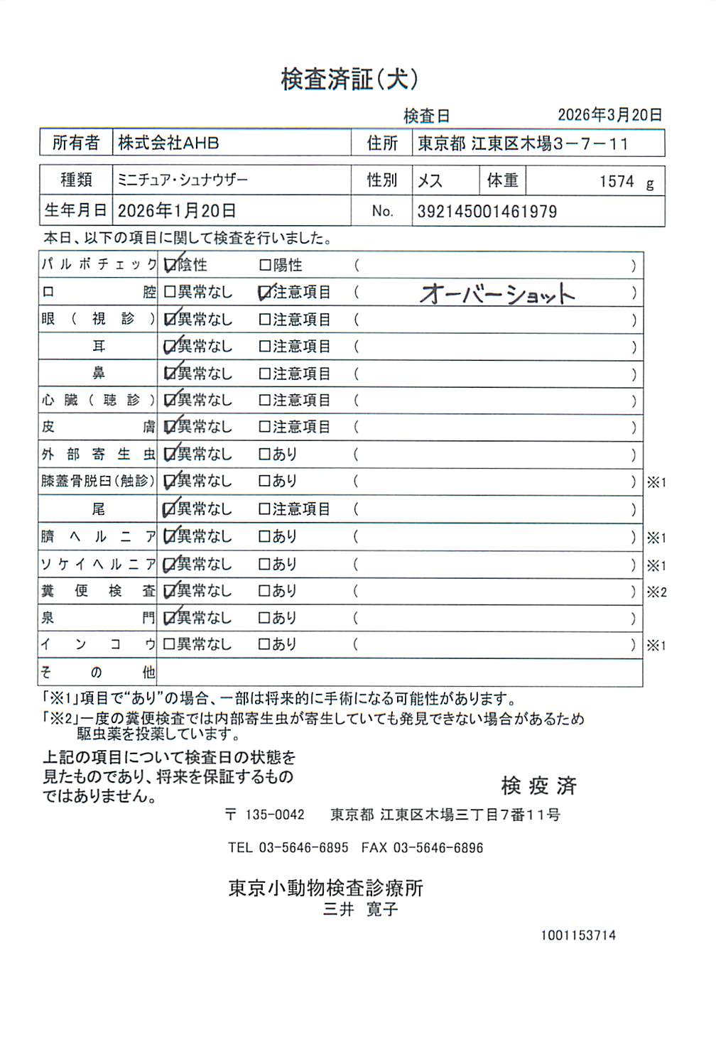 ミニチュア・シュナウザー