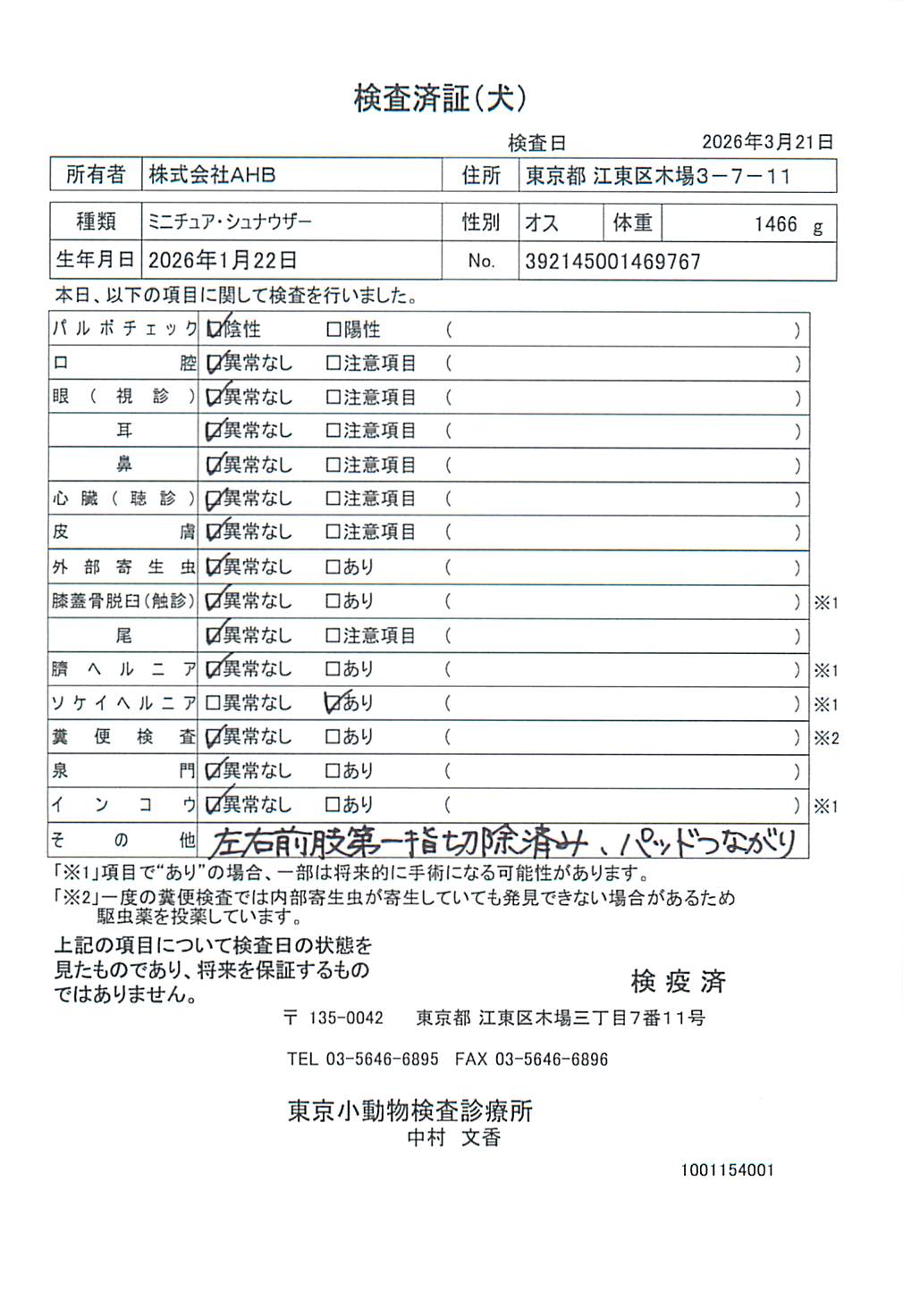 ミニチュア・シュナウザー