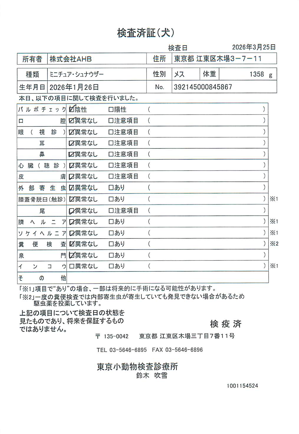 ミニチュア・シュナウザー