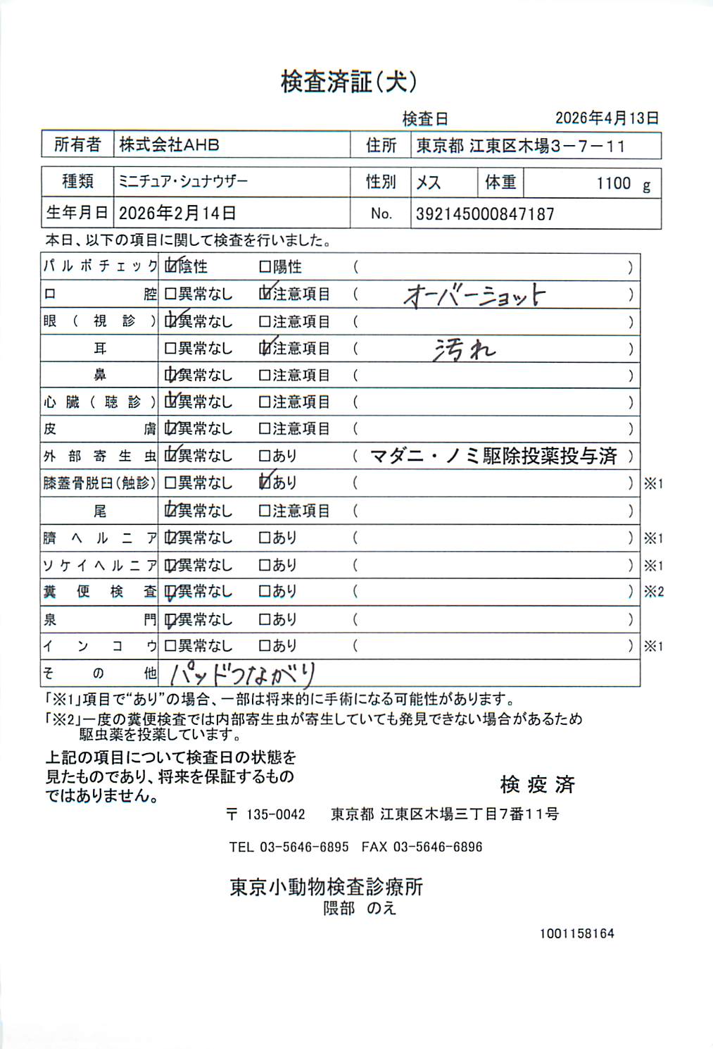 ミニチュア・シュナウザー