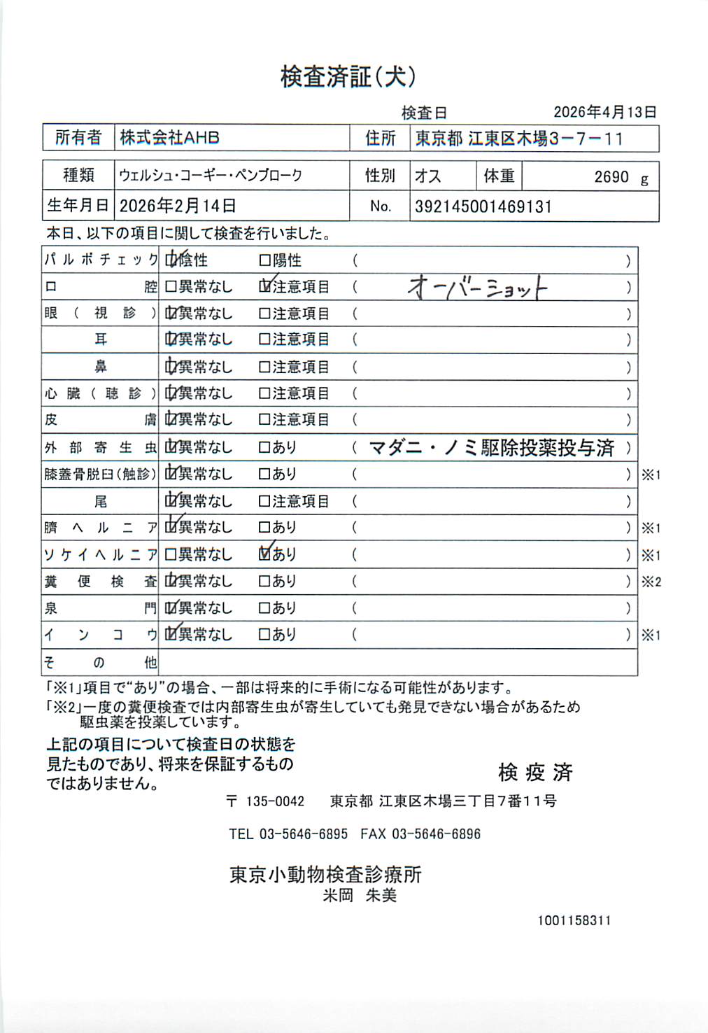 ウェルシュ・コーギー・ペンブローク