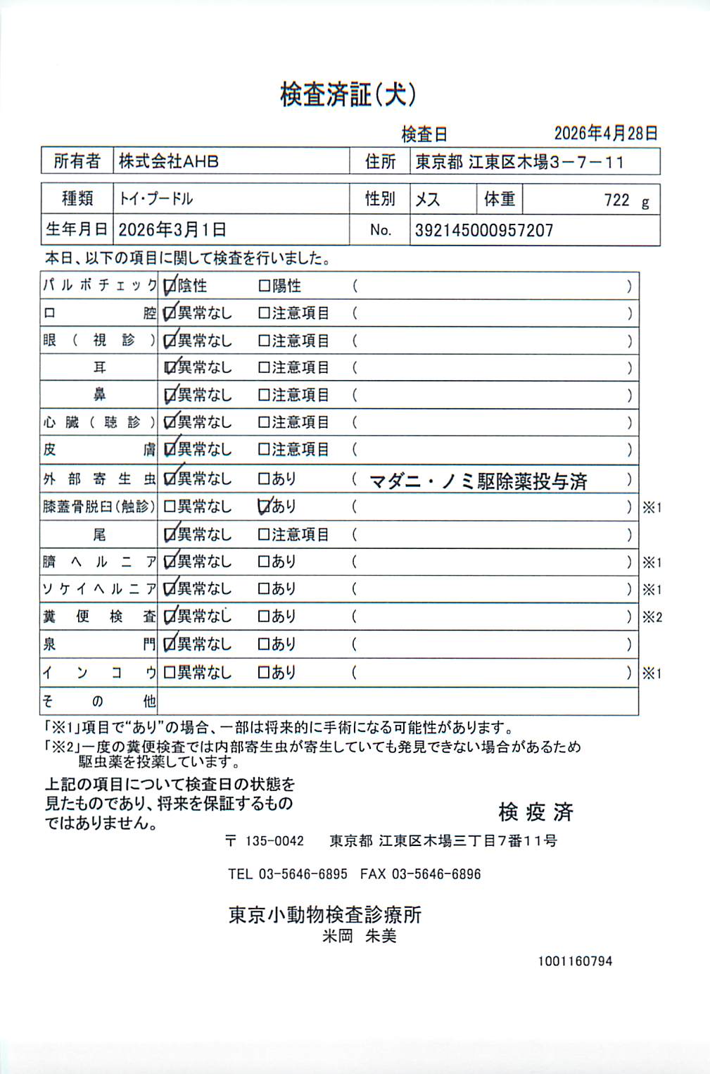 トイ・プードル