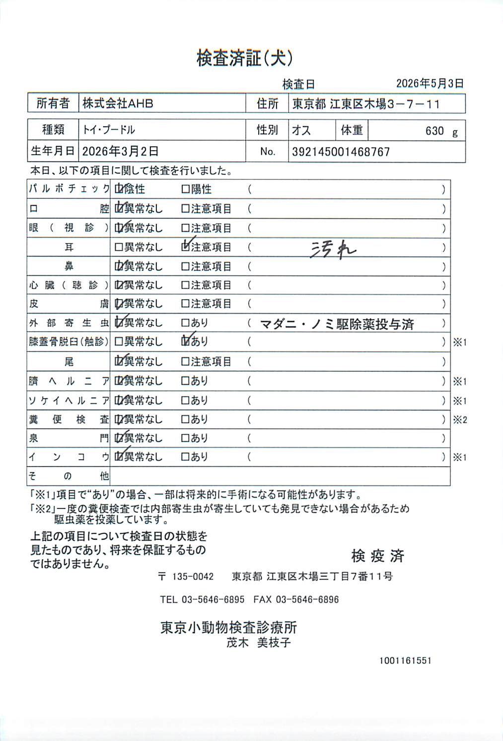 トイ・プードル