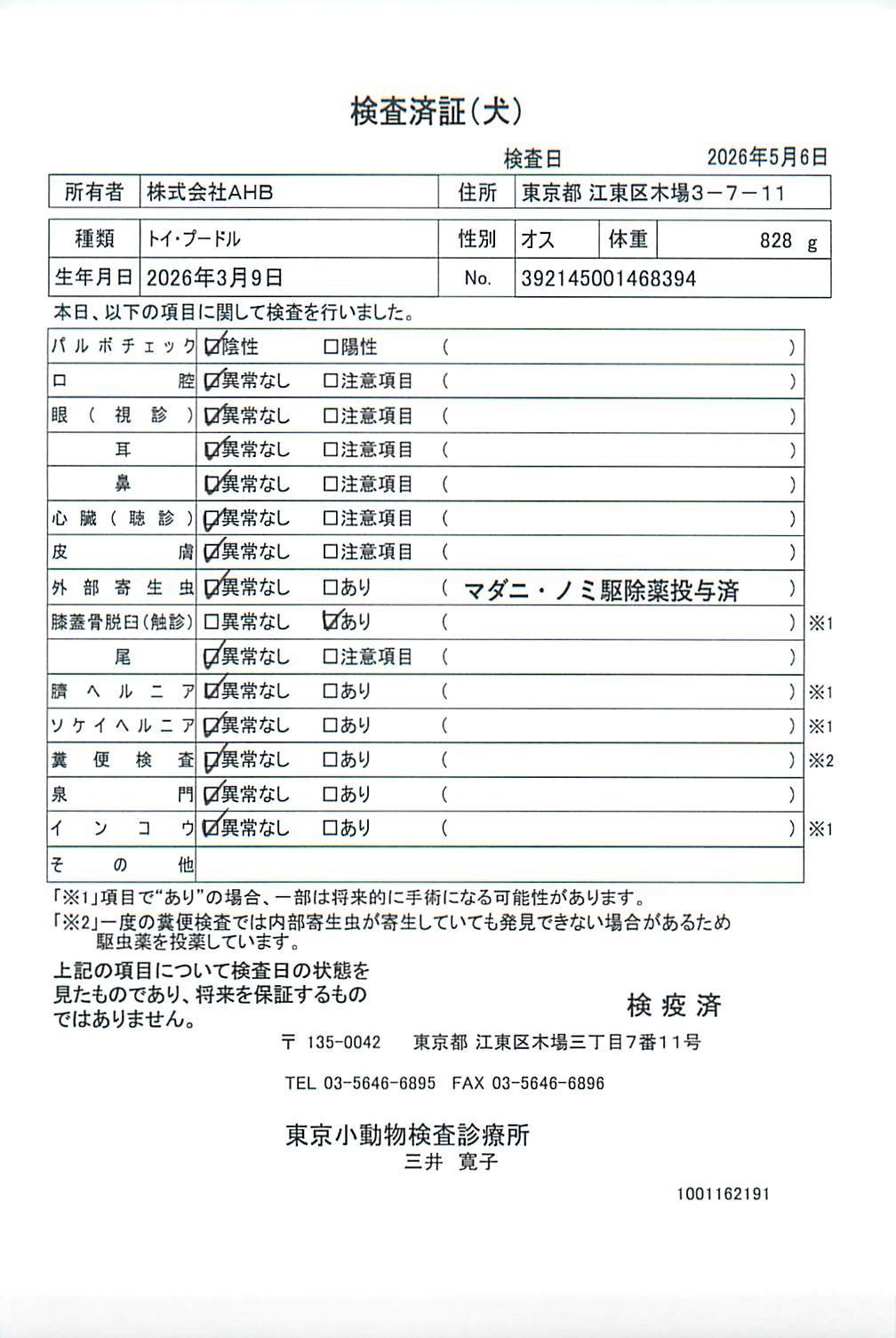 トイ・プードル