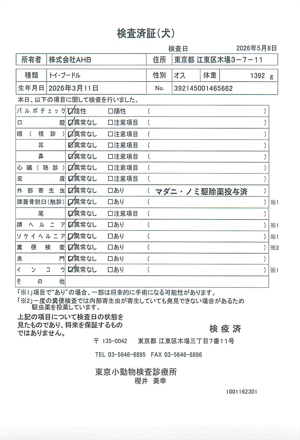 トイ・プードル