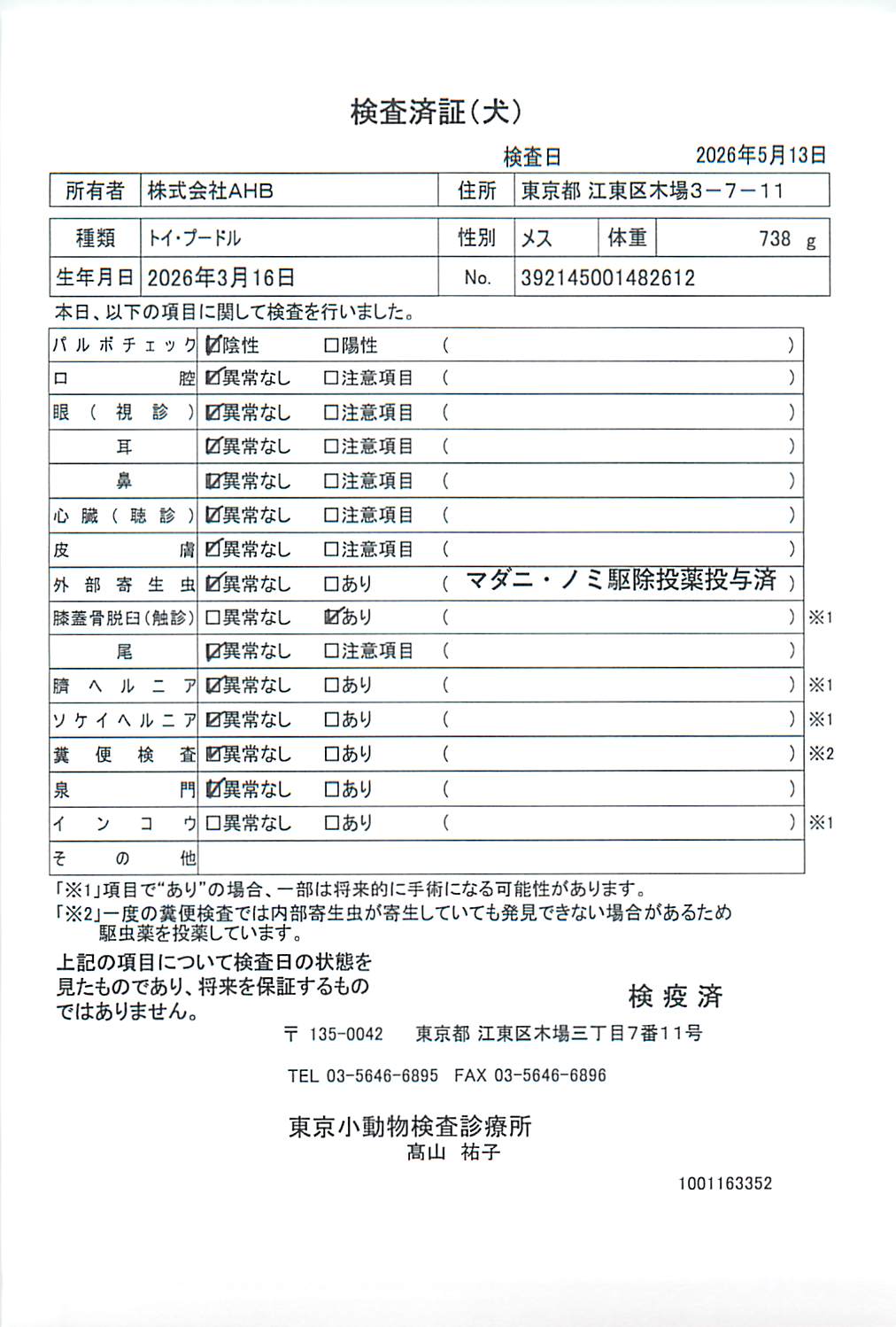 トイ・プードル
