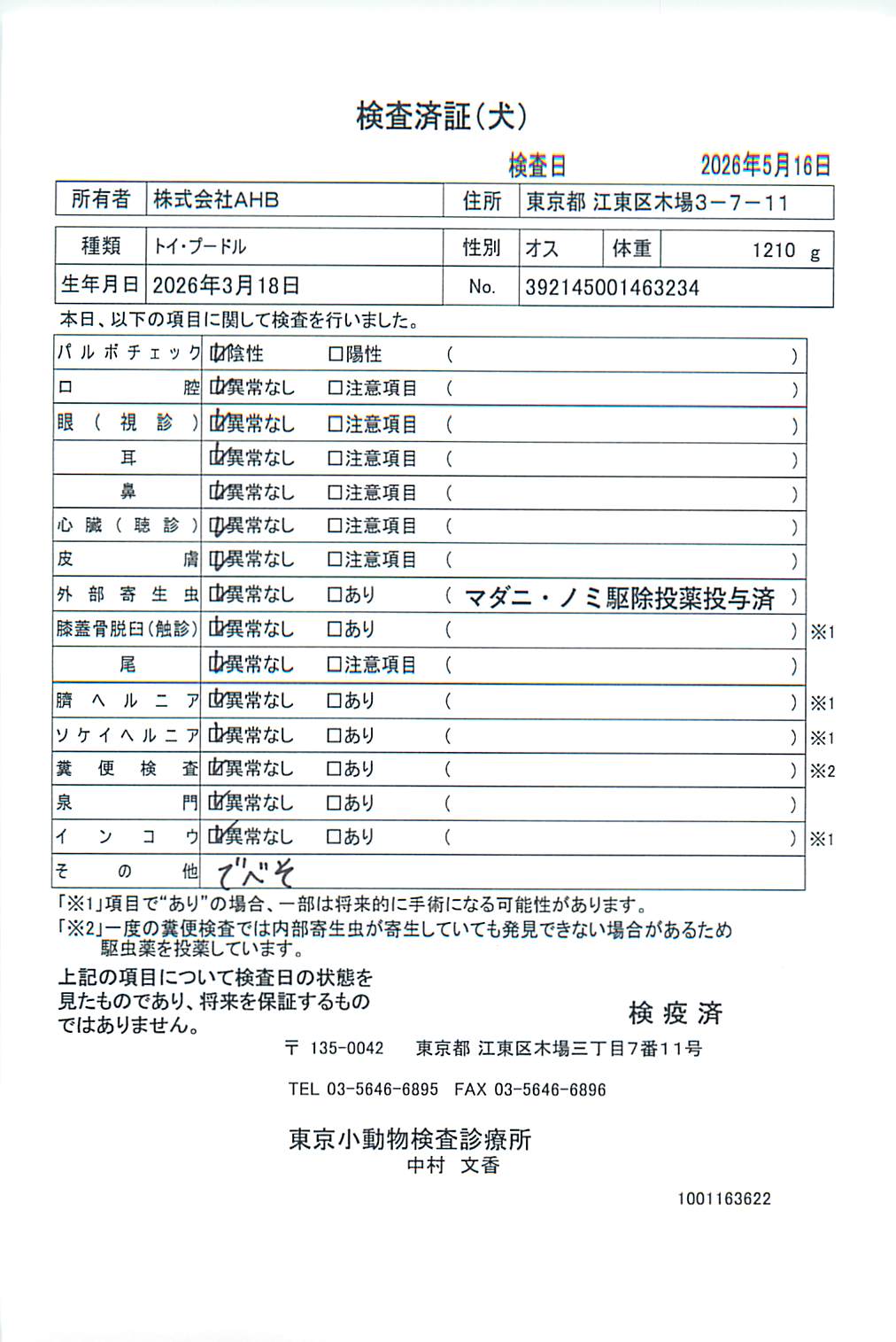 トイ・プードル