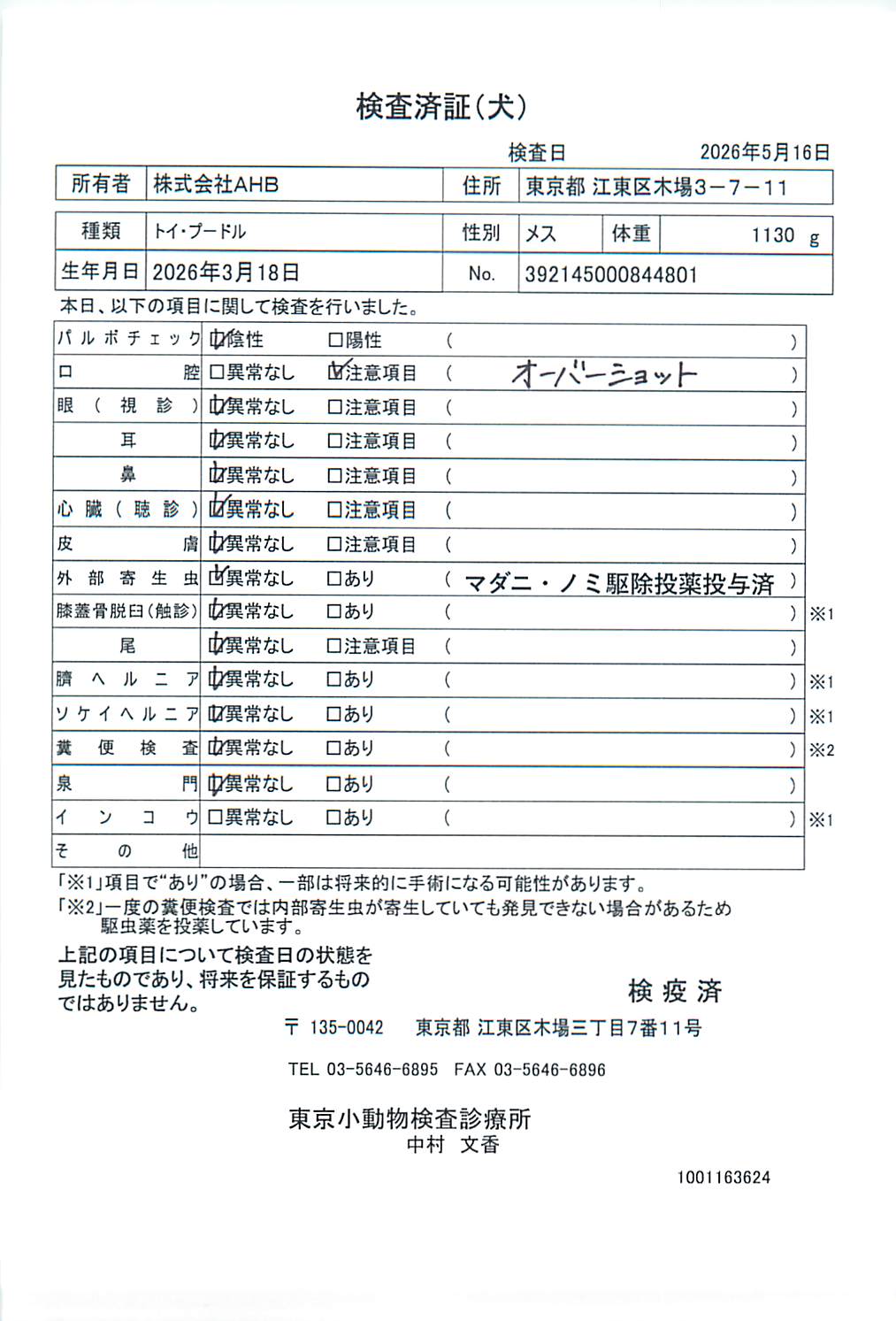 トイ・プードル