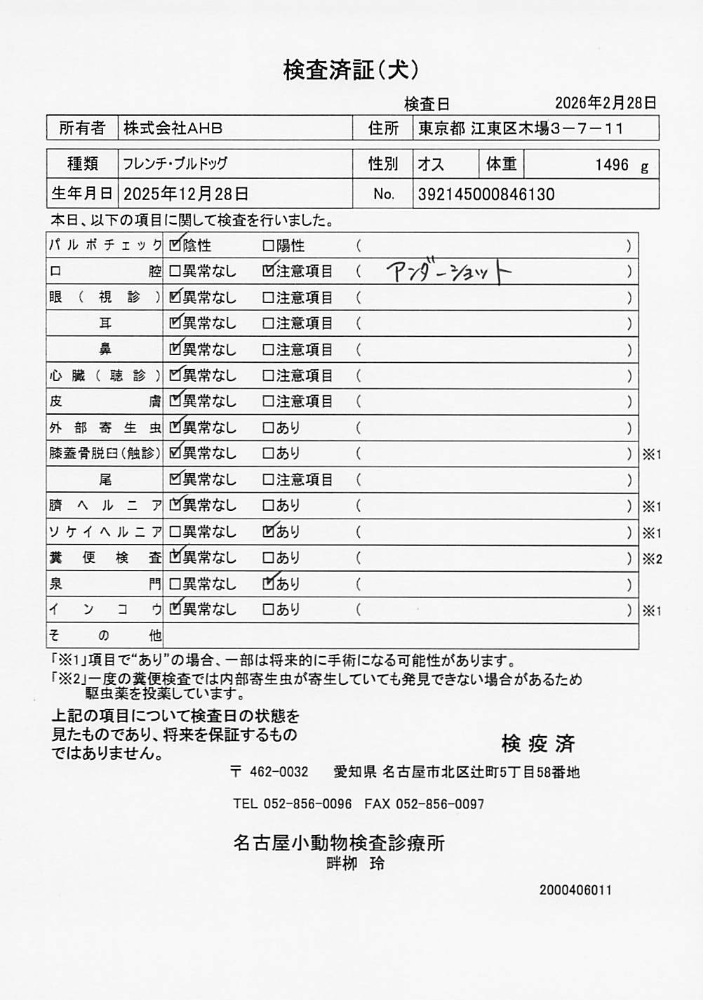 フレンチ・ブルドッグ