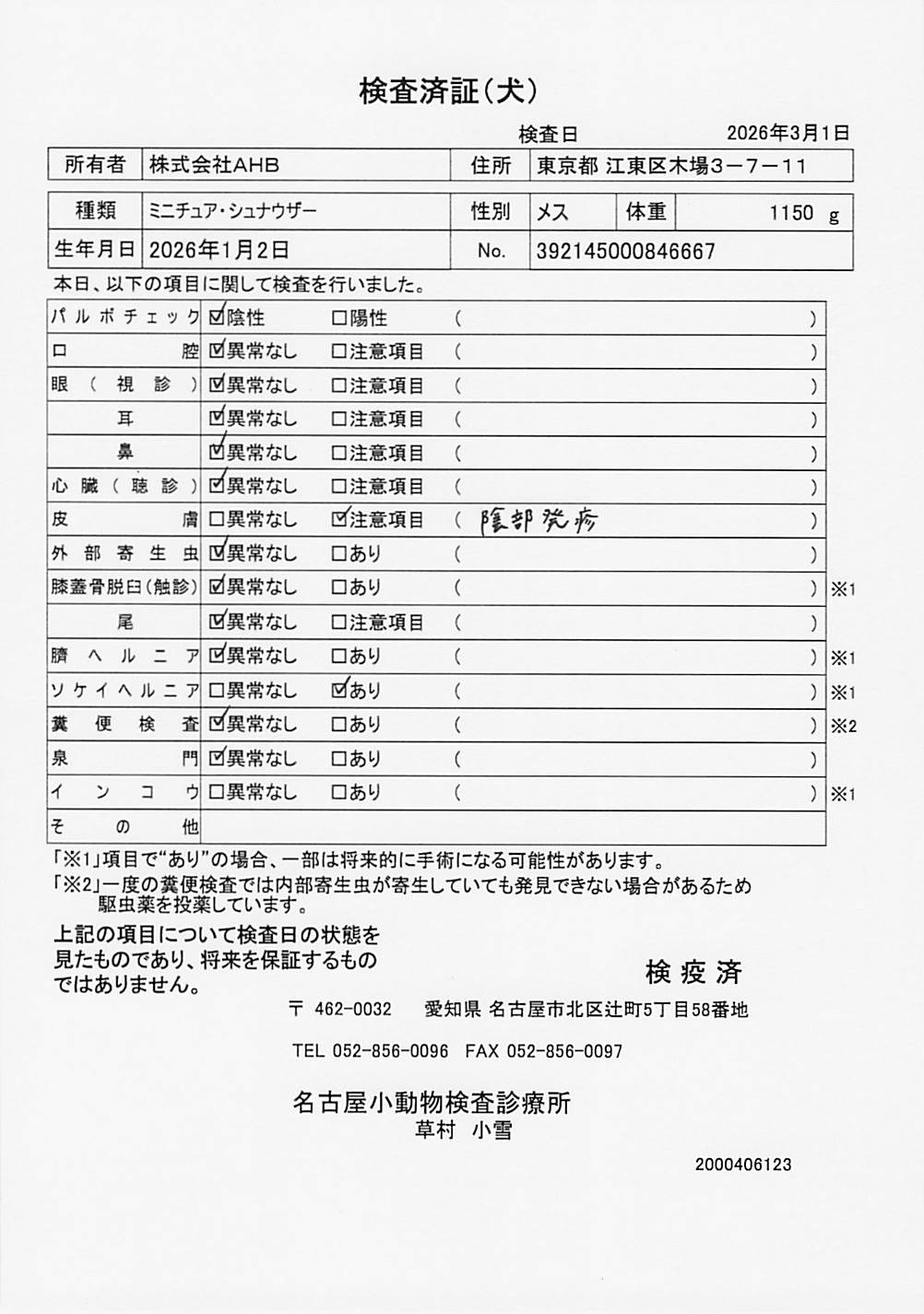 ミニチュア・シュナウザー