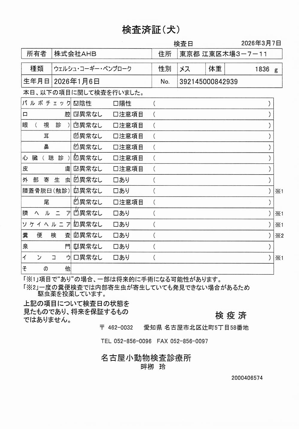 ウェルシュ・コーギー・ペンブローク