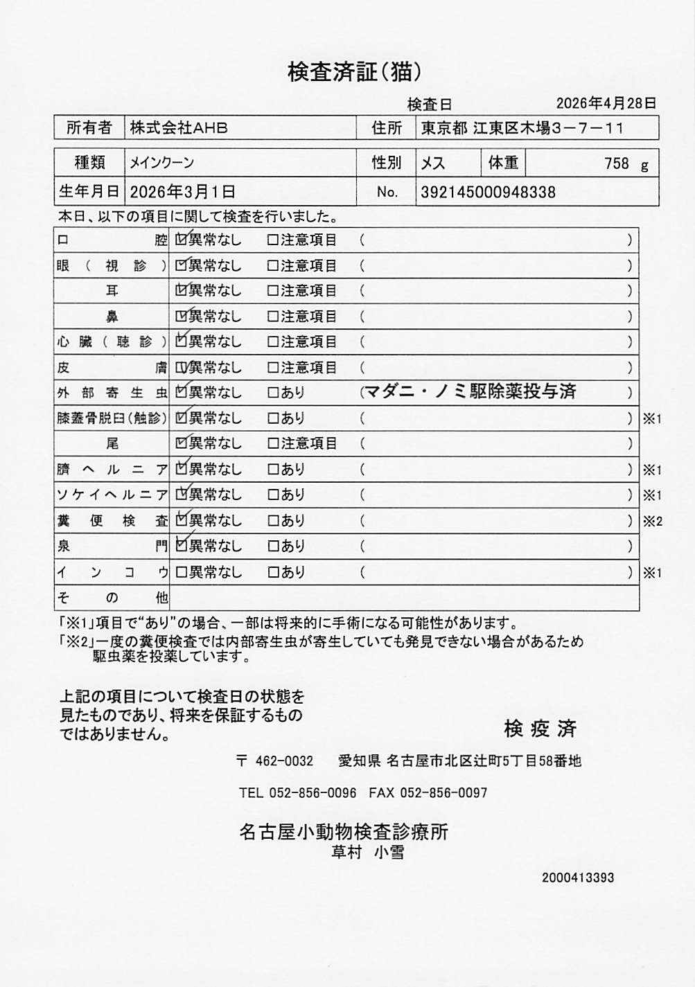 メインクーン