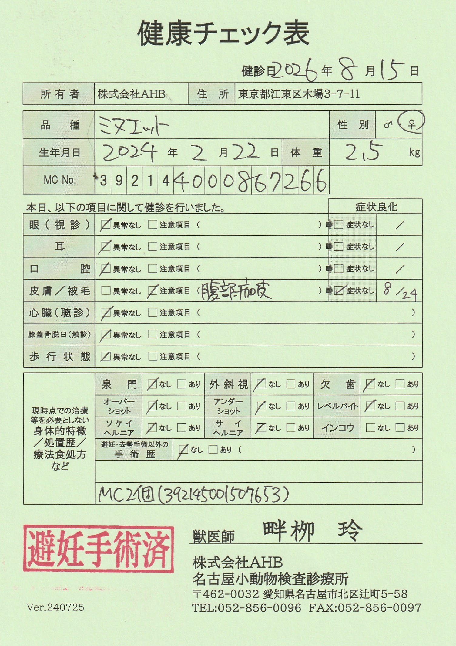 ミヌエット