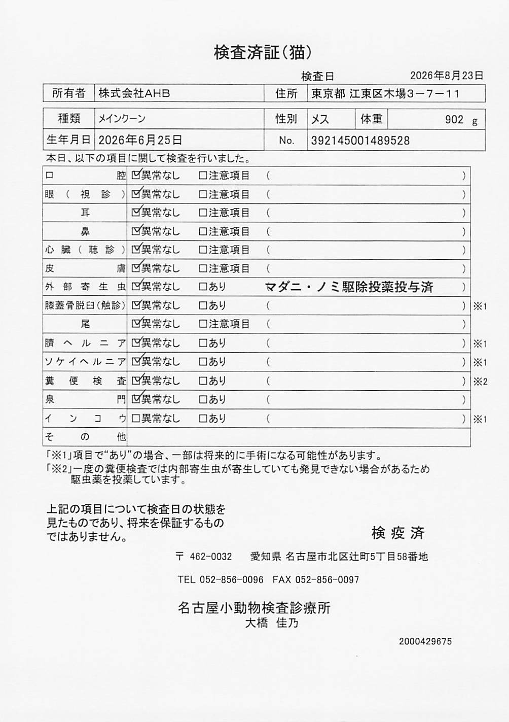 メインクーン