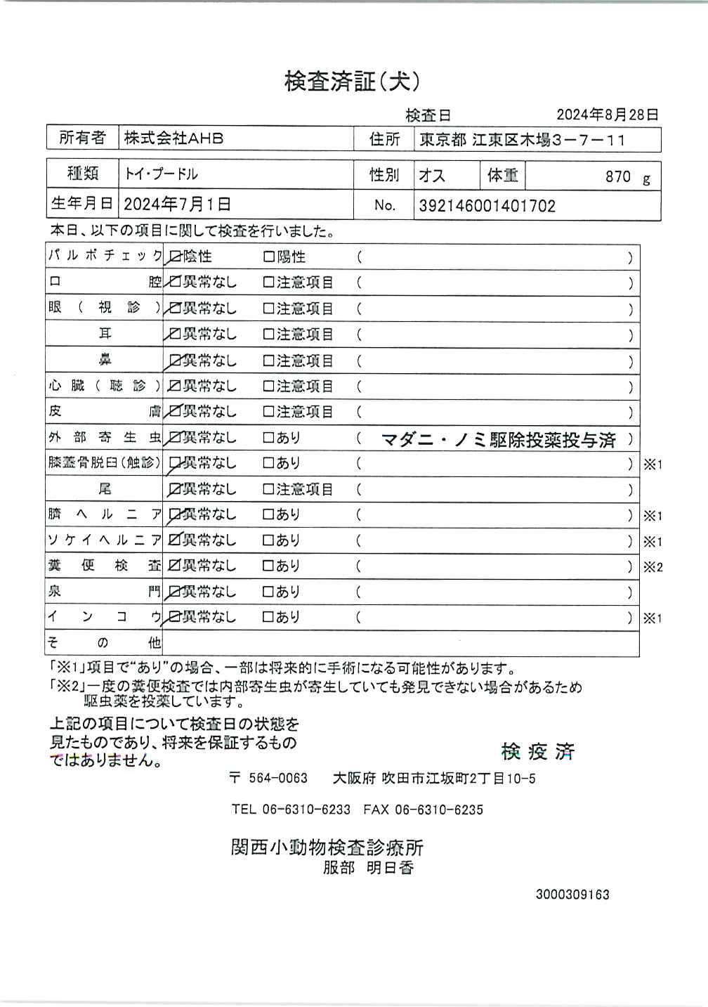 トイ・プードル