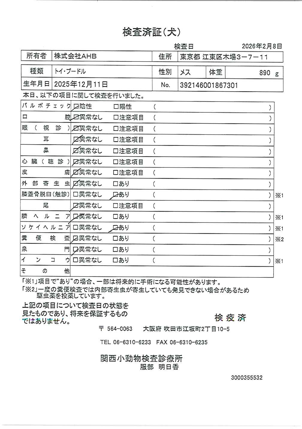 トイ・プードル