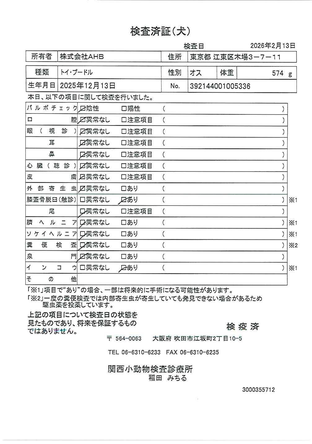 トイ・プードル