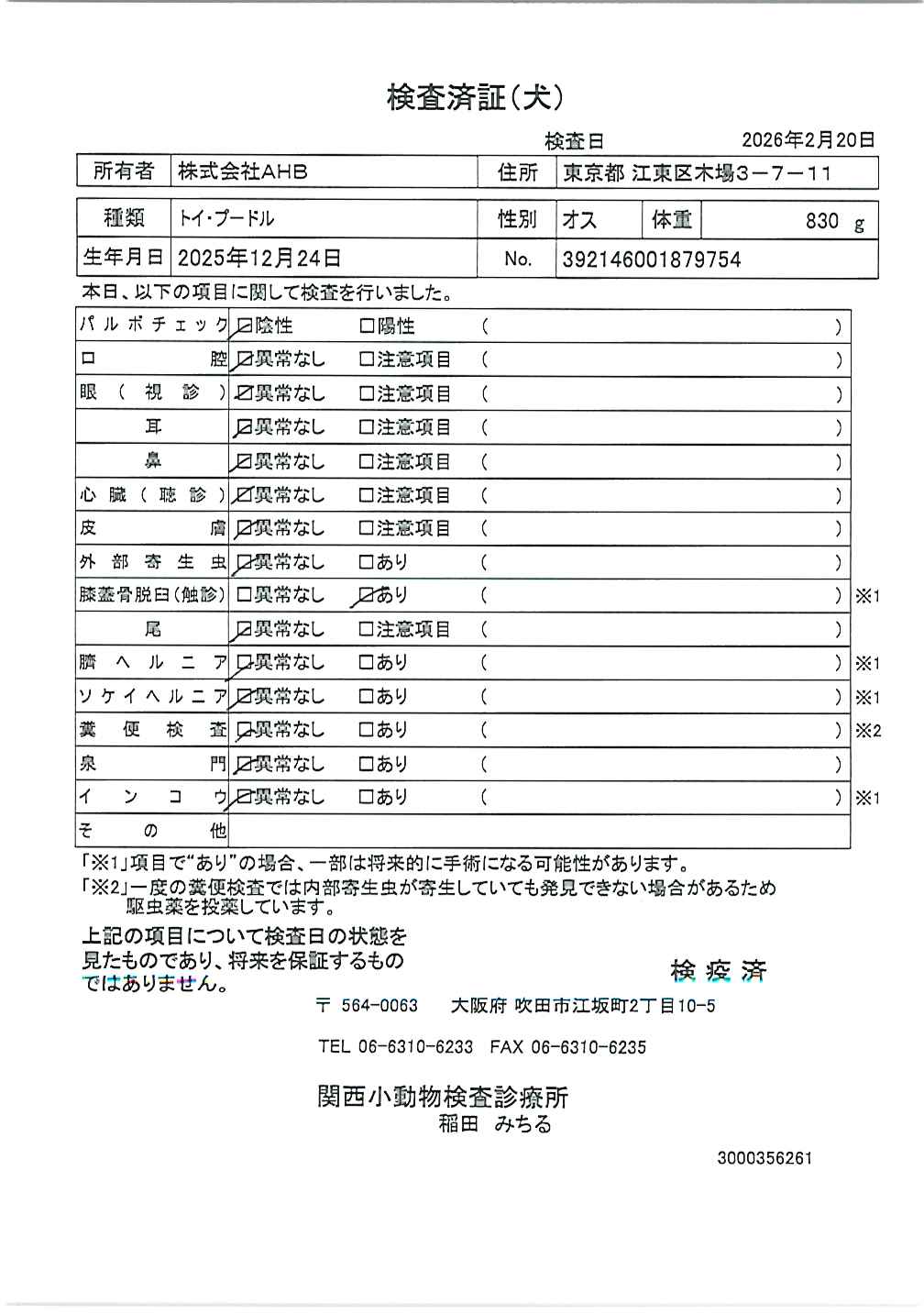 トイ・プードル
