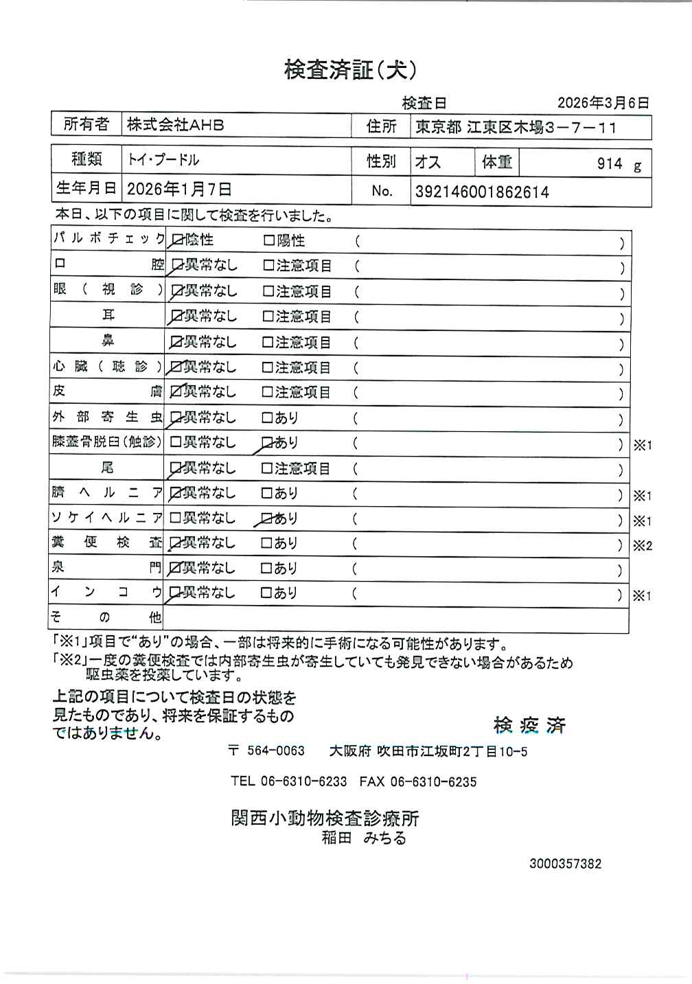 トイ・プードル