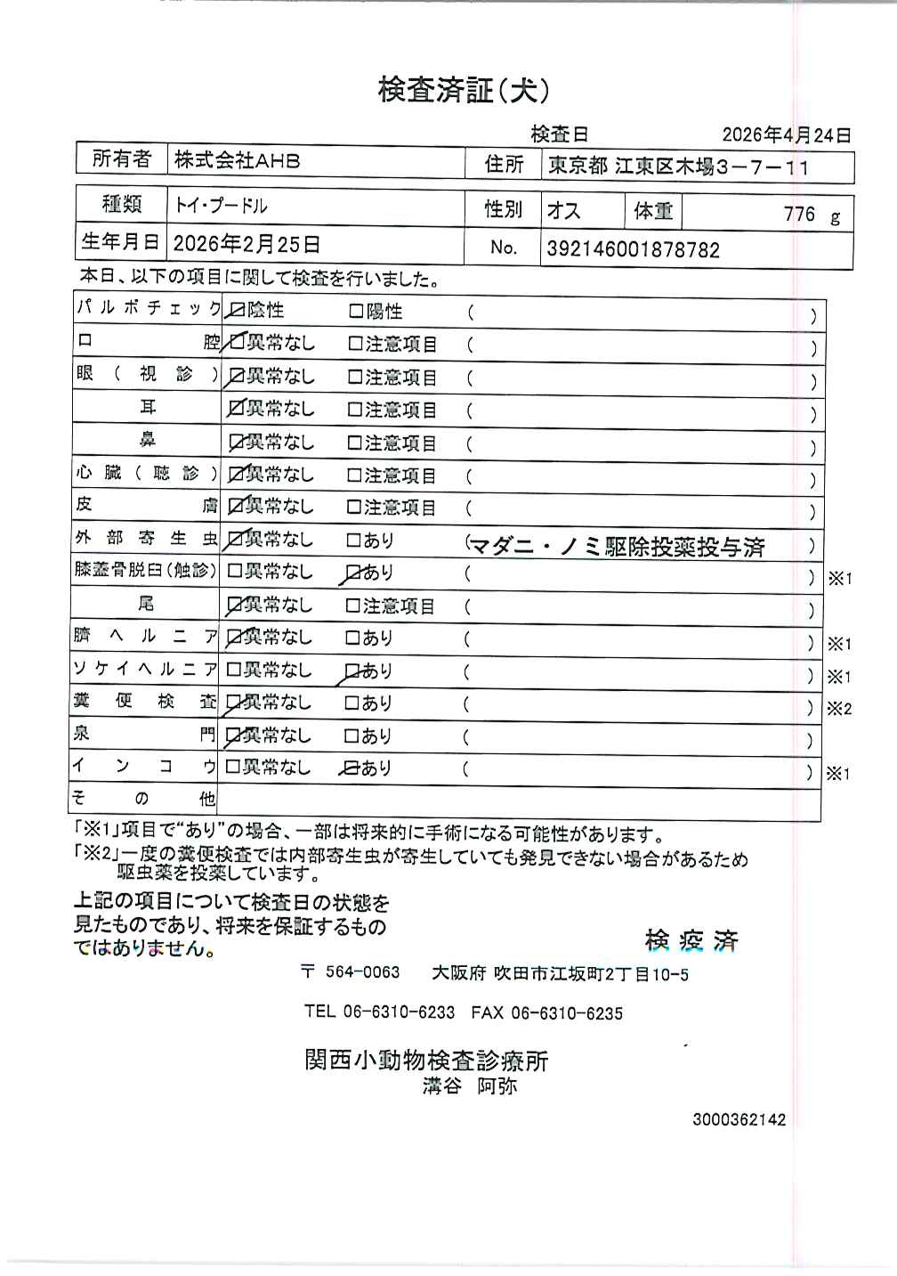 トイ・プードル