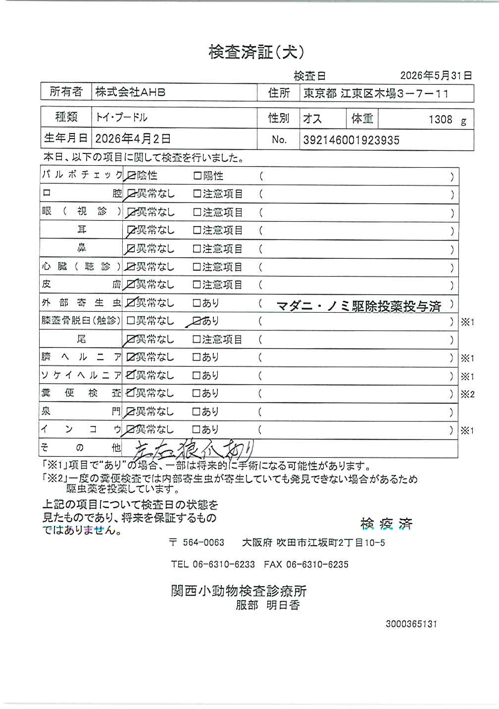 トイ・プードル
