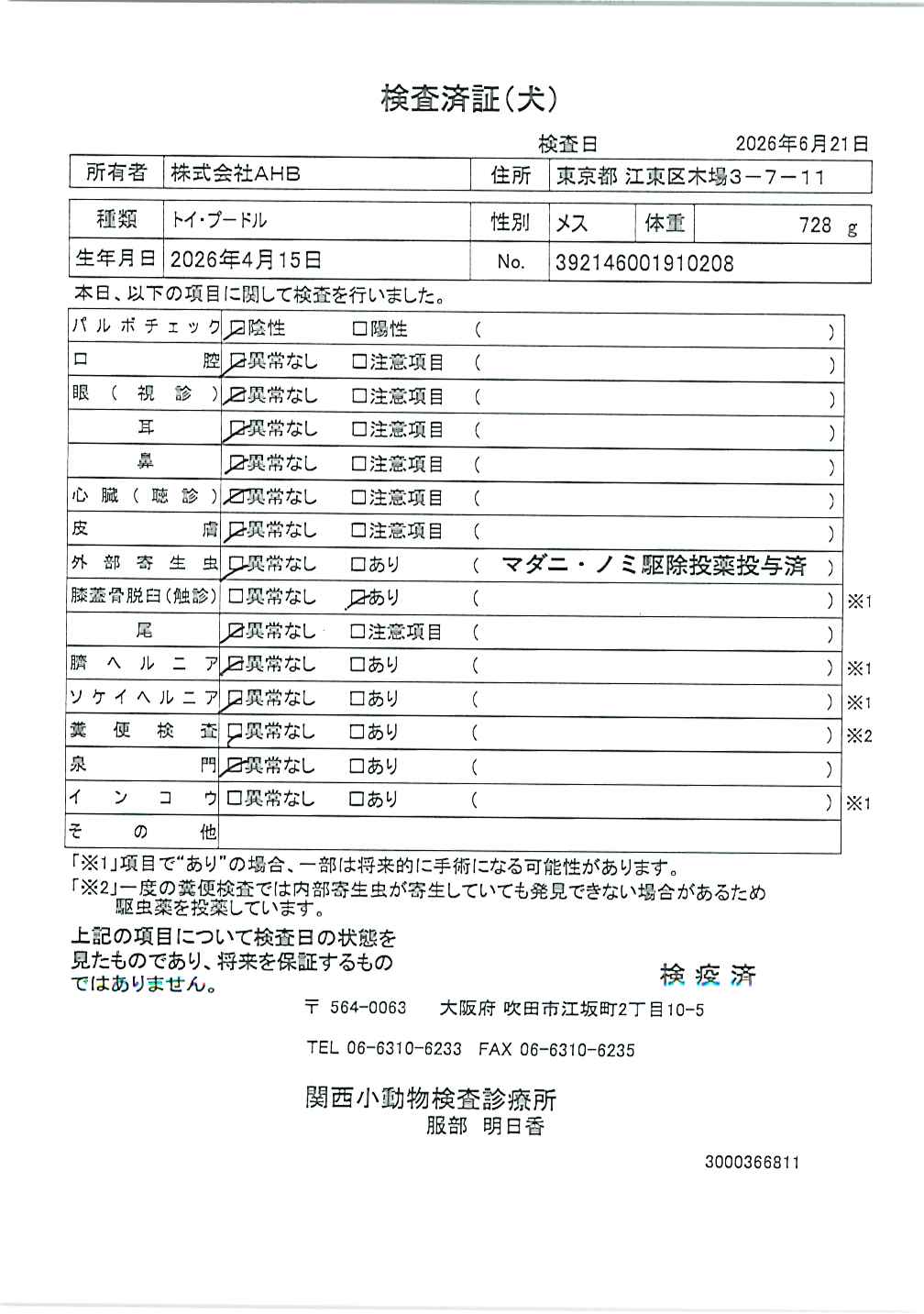 トイ・プードル