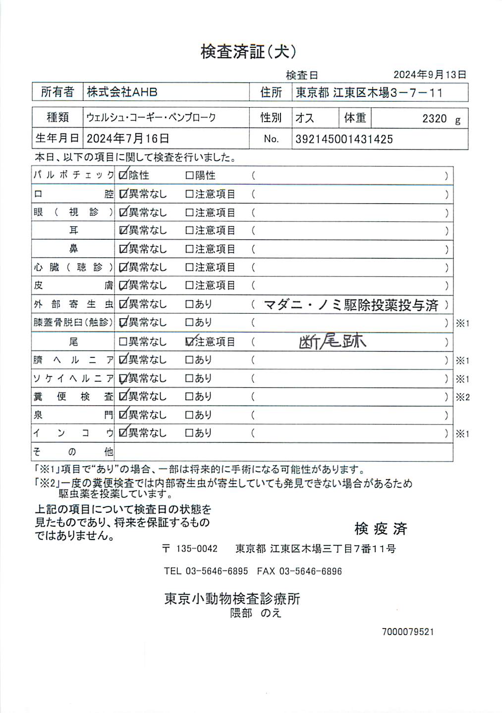 ウェルシュ・コーギー・ペンブローク