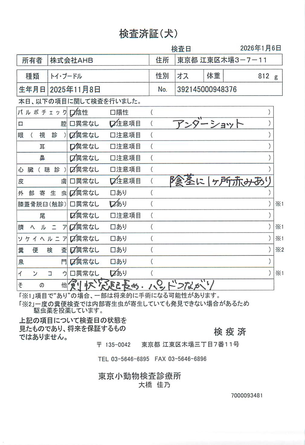 トイ・プードル