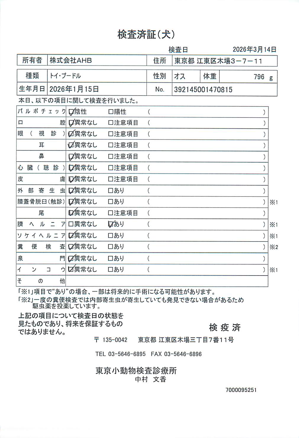 トイ・プードル