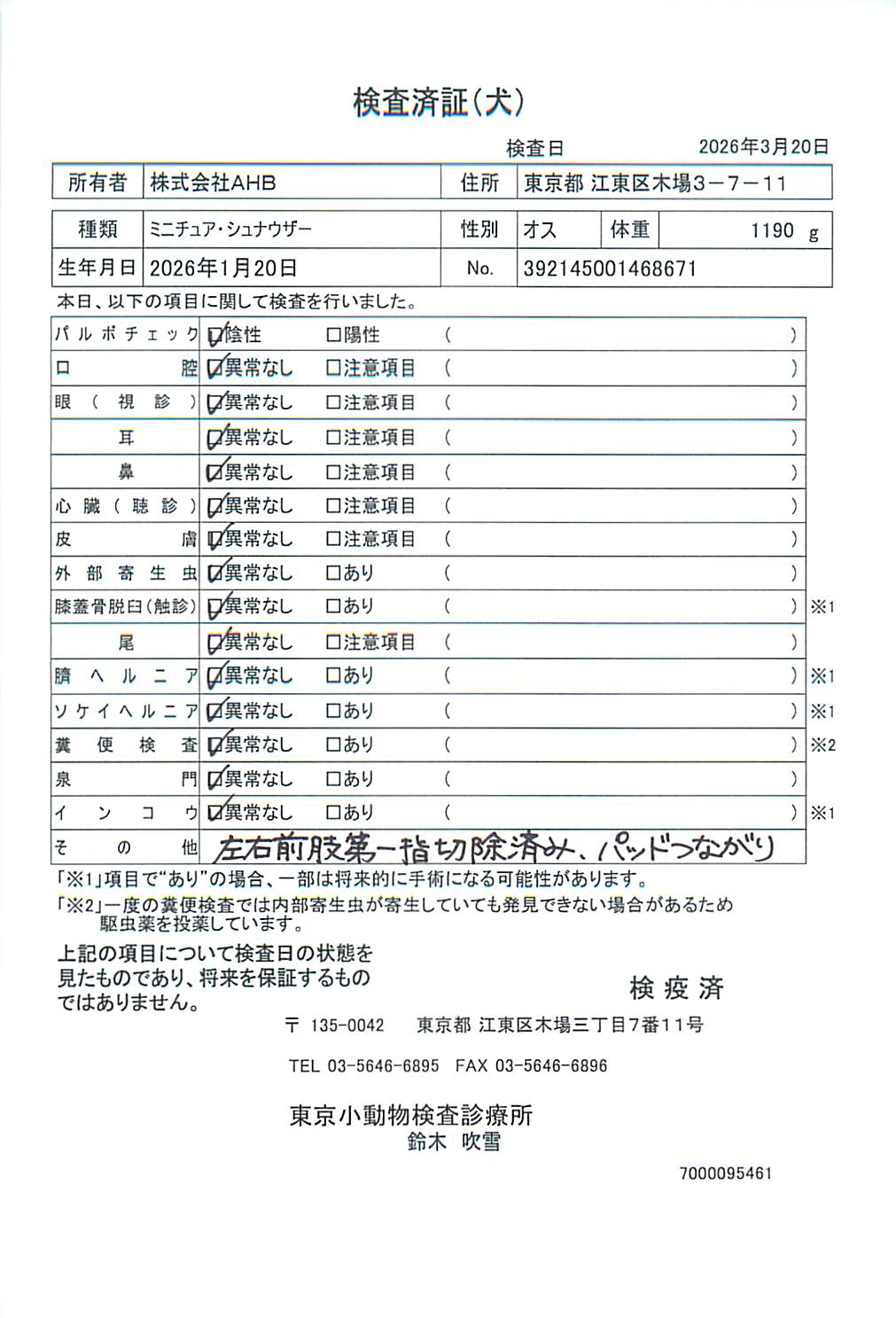 ミニチュア・シュナウザー