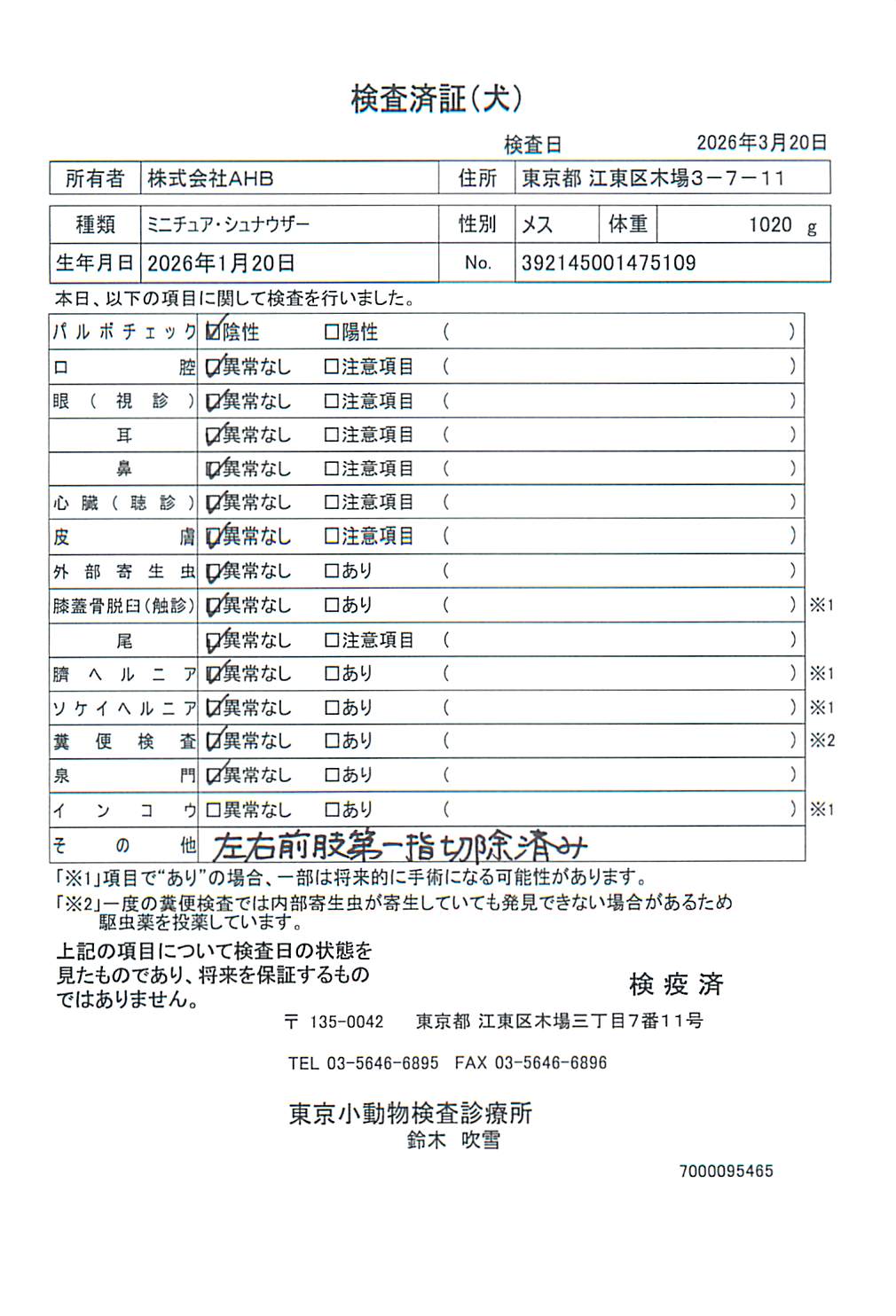 ミニチュア・シュナウザー