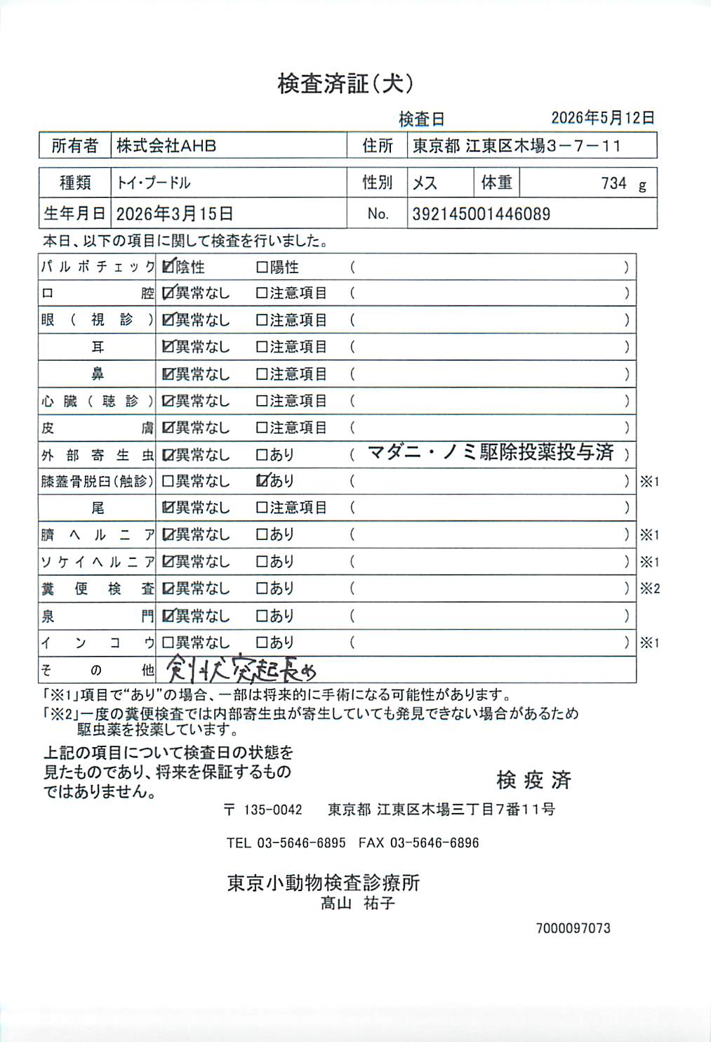 トイ・プードル