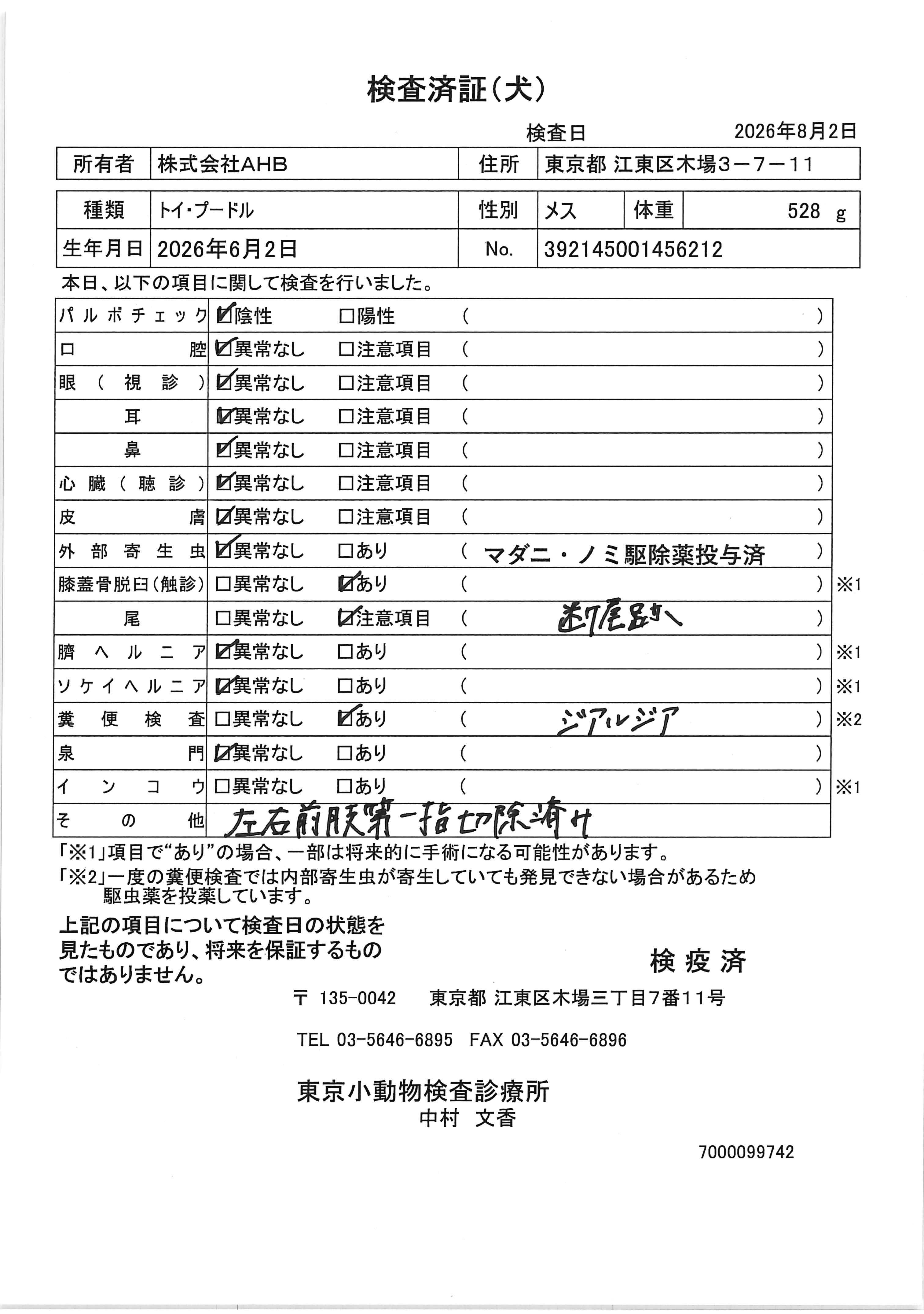トイ・プードル