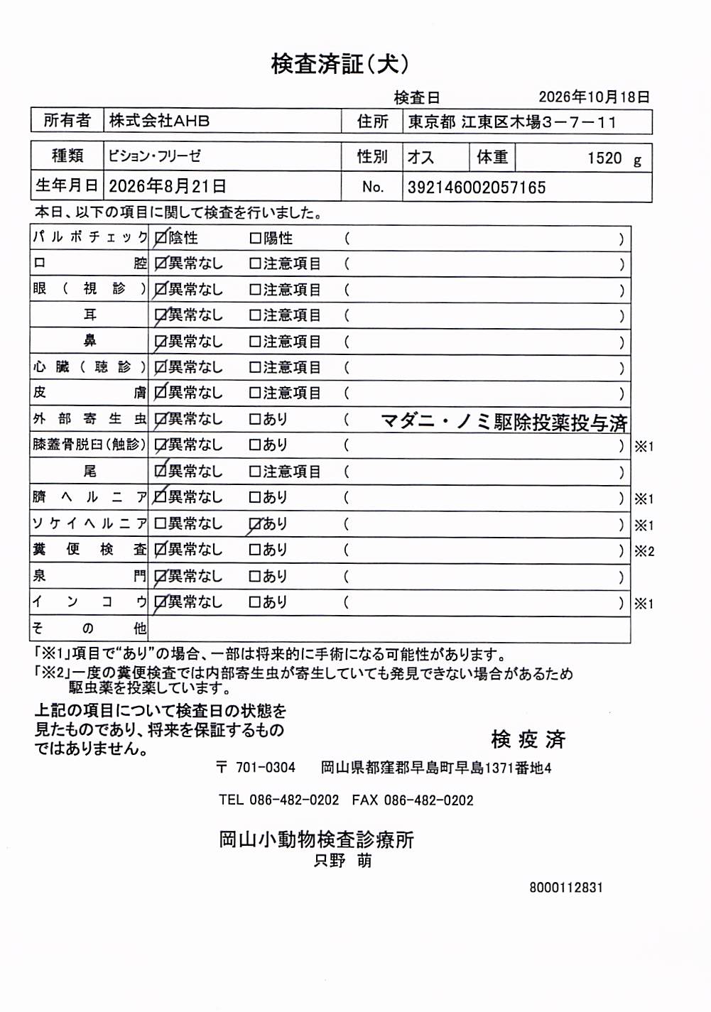 ビション・フリーゼ